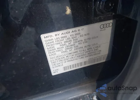 2018 Audi Q7 3.0T Premium from USA, damaged, VIN WA1LAAF75JD019605